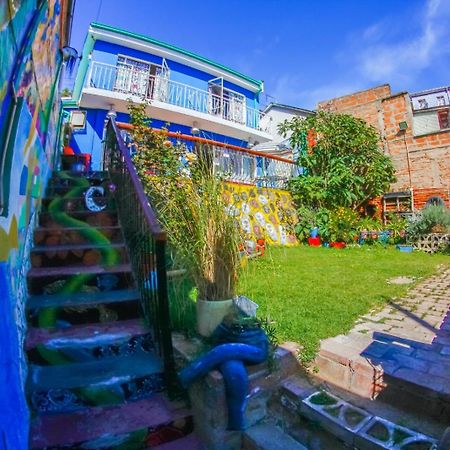 La Casa Azul Hostel Valparaíso Exteriör bild