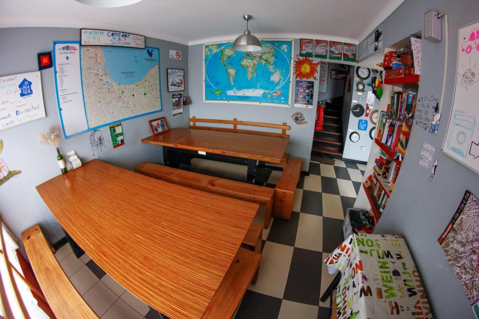 La Casa Azul Hostel Valparaíso Exteriör bild